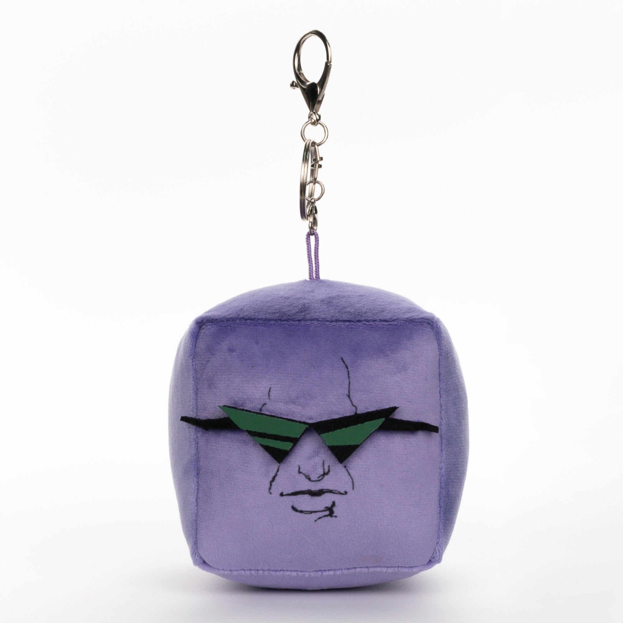 Restful Cube With Cool Shades Keychain